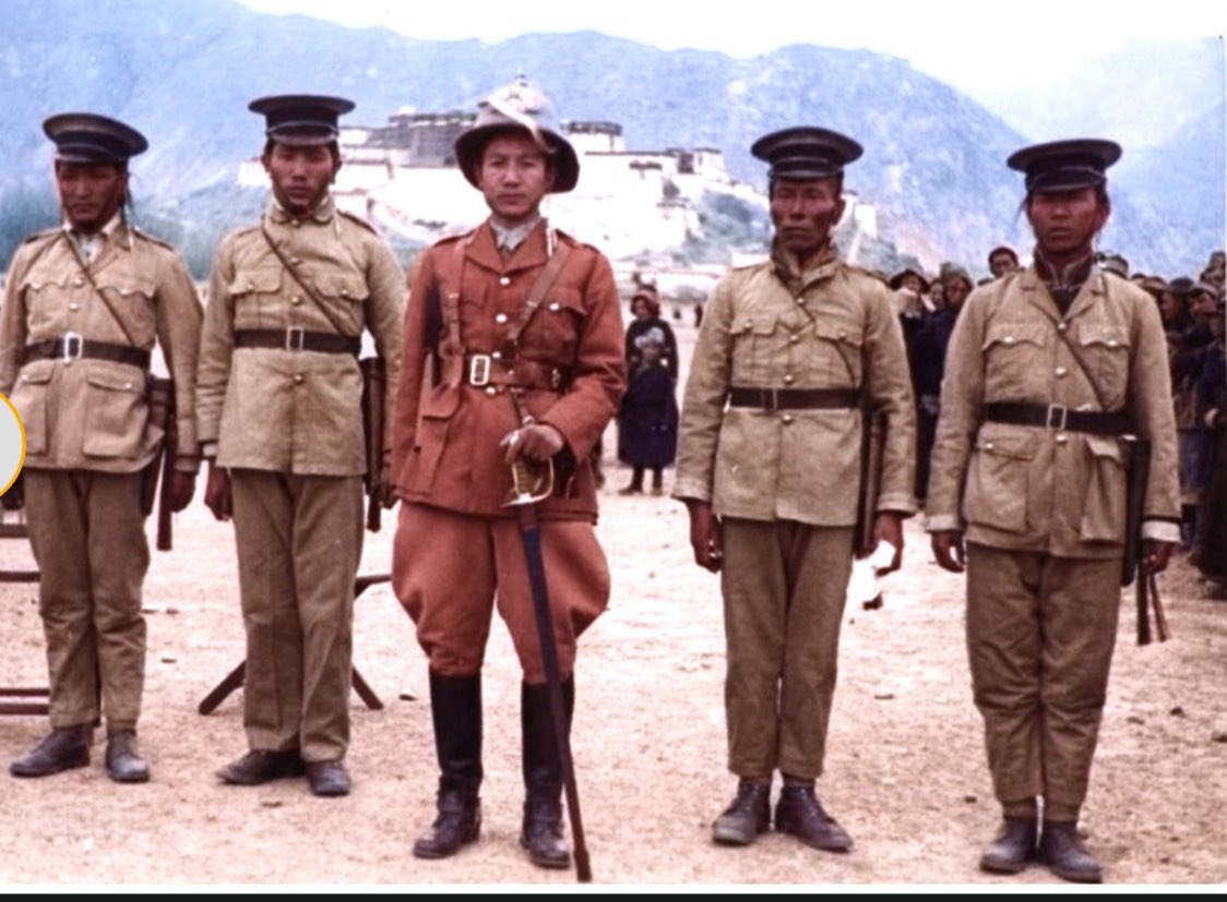 Officers of the Tibetan Army of the Independent Nation of #Tibet.
Whatever you have learnt, read, or watched about Tibet being a part of #China is just Chinese propaganda; the Historical truth is that Tibet, according to all conditions of International Law, TIBET IS INDEPENDENT !