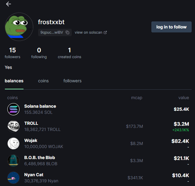 RobcallOfficial's tweet image. Another undervalued coin $troll whale deployed this CATWIFHAT I think this gonna send only one token deployed by $troll whale holders.

Sharing at 9k mc.

pump.fun/coin/FipQi1WZW…

Proof of his wallet: solscan.io/account/9qpucJ…