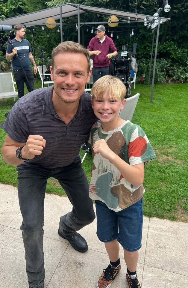 Sam Heughan 
😍😊