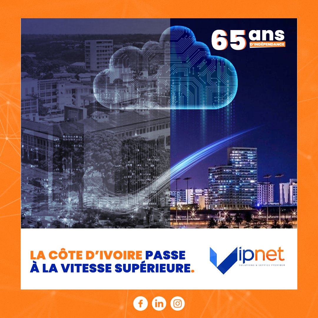 VIPNET_CI's tweet image. De la carte mémoire au cloud sécurisé, la Côte d’Ivoire progresse à grande vitesse.
VIPNET est fier d’accompagner cette transformation numérique.
Bonne fete de l'indépendance à toute la nation Ivoirienne.
#IndépendanceCI #TransformationDigitale #VIPNETCI #CloudLocal