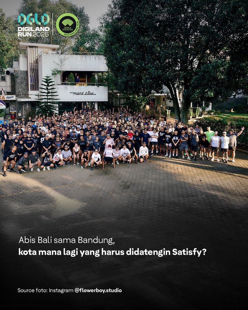 Bukan lari pake zat aneh-aneh, tapi LSD running maksudnya itu Long Slow Distance. Pelan-pelan tapi hepi! Rute 15k keliling kota Bandung sambil nikmatin udara pagi ❤️

Siapa yang kemarin ikutan?  #Digiland2025 #ElevatingYourJoy #ElevatingYourFuture