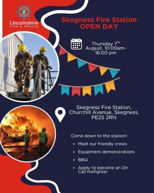 Looking forward to the team going to <a href="/SkegnessFire/">SkegnessFireStation</a> open day tomorrow, weather is looking good 😎 
#Skegness