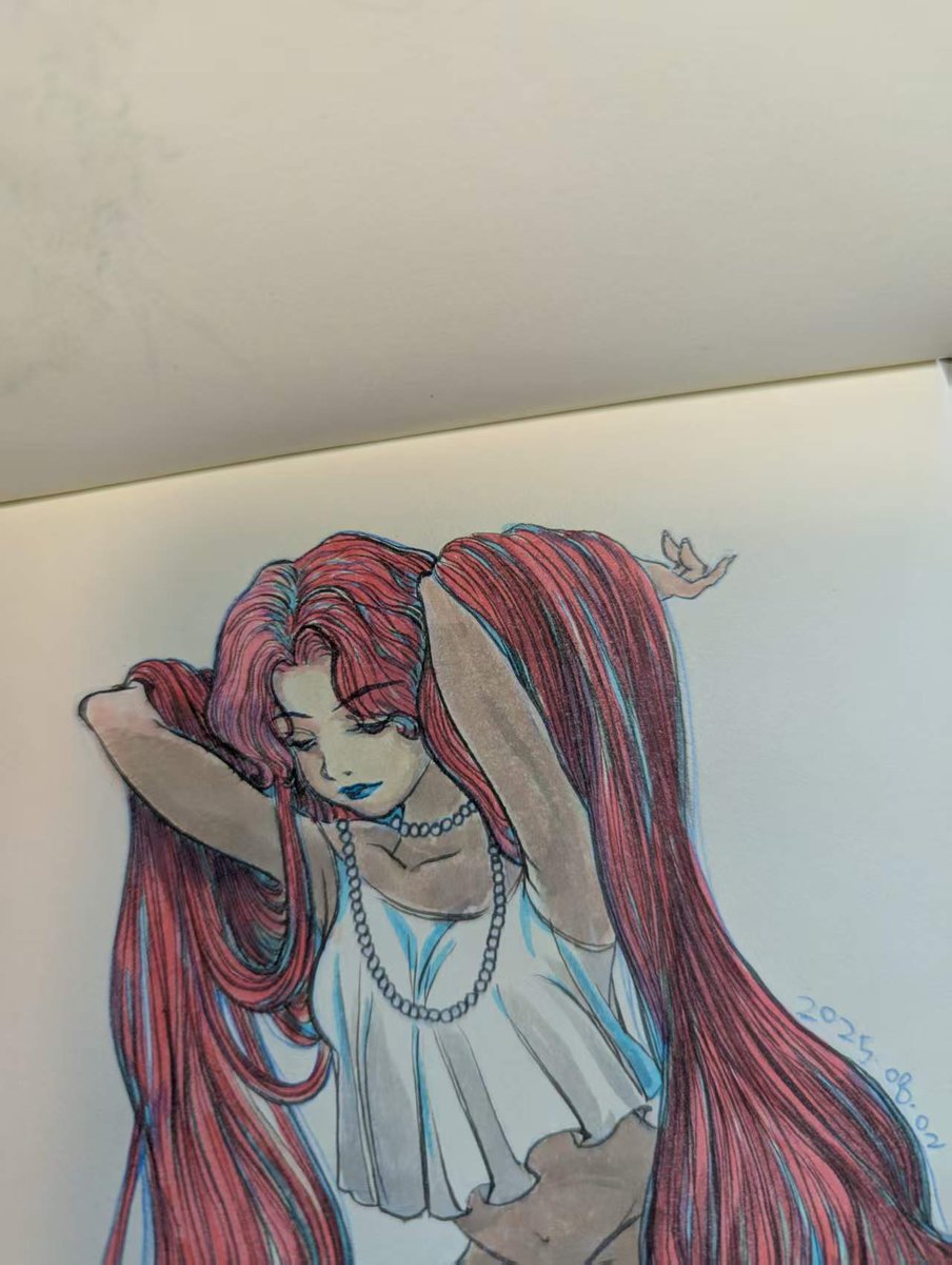 fourlanlan's tweet image. 日常绘画练习。画个粉色头发的女子。
绘画过程youtube youtube.com/watch?v=RFAx00…
#artmoots #watercolors