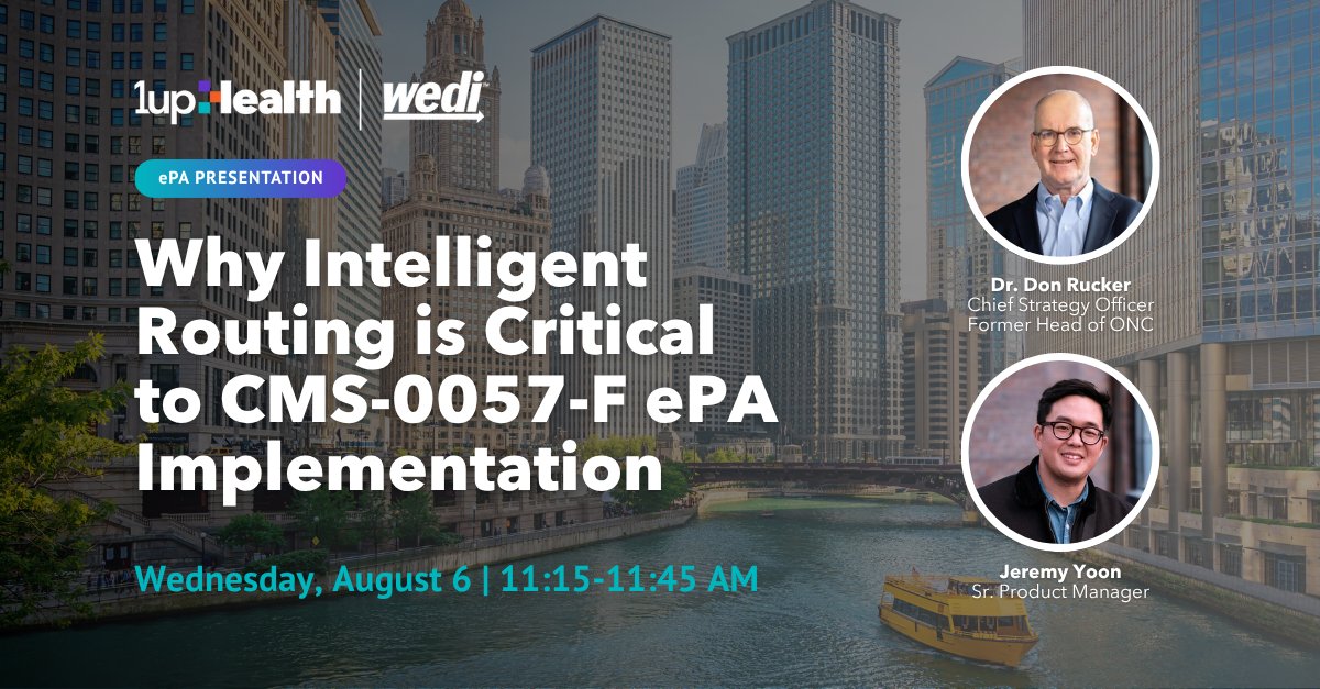 📢 Are you attending the <a href="/WEDIonline/">WEDI</a> WEDI Summer Forum today? Check out <a href="/donrucker/">Donald Rucker</a> and Jeremy Yoon's presentation on electronic Prior Authorization (ePA). 

📗 "Why Intelligent Routing Is Critical to CMS-0057 ePA Implementation"
🗓️ Wed., Aug. 6, 2025
⏰ 11:15-11:45 AM CT

#CMS