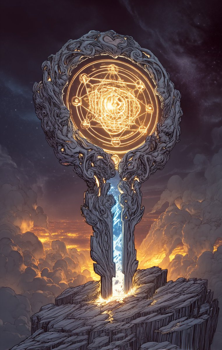 The Key In the Stone.

Legend tells of a powerful key, forged in the fires of math and cryptography. It stands in Public, proudly, unmoving. None can move the key from it's stone, save for the One who protects the 12-sacred-words.