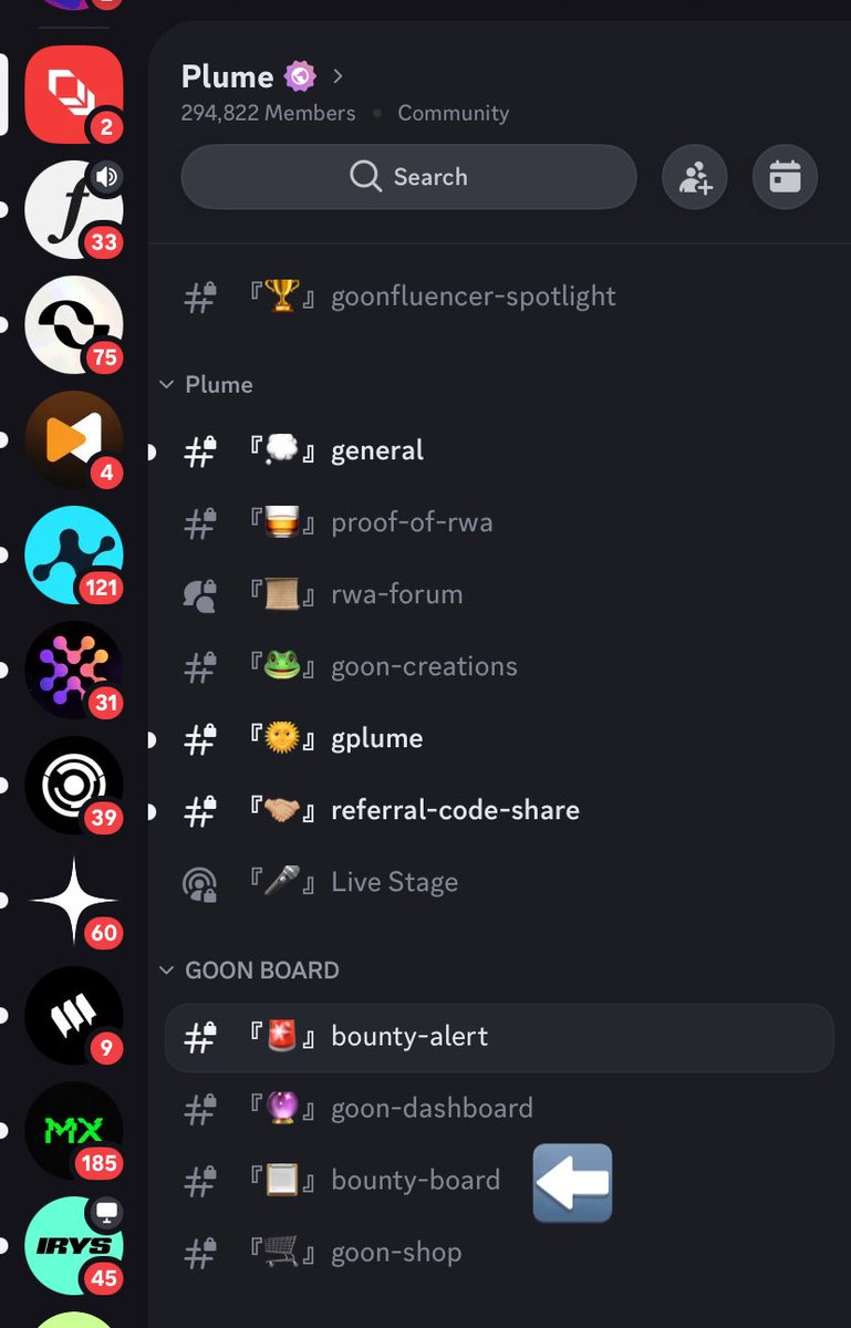 Cynthia π (Γ,G) (βΈ,βΈ) π,π (@cynthiawhite_) on Twitter photo New bounties just dropped on <a href="/plumenetwork/">Plume - RWAfi Chain</a> Discord
Locate the BOUNTY-BOARDβ
Three tasks are live now:
- 2 expire in 3 days
- 1 expires in 12 hours
Earn 1 star for each task, stack them, and redeem roles in the GOON-SHOP
You can track your progress in the GOON-DASHBOARD New bounties just dropped on <a href="/plumenetwork/">Plume - RWAfi Chain</a> Discord
Locate the BOUNTY-BOARDβ
Three tasks are live now:
- 2 expire in 3 days
- 1 expires in 12 hours
Earn 1 star for each task, stack them, and redeem roles in the GOON-SHOP
You can track your progress in the GOON-DASHBOARD