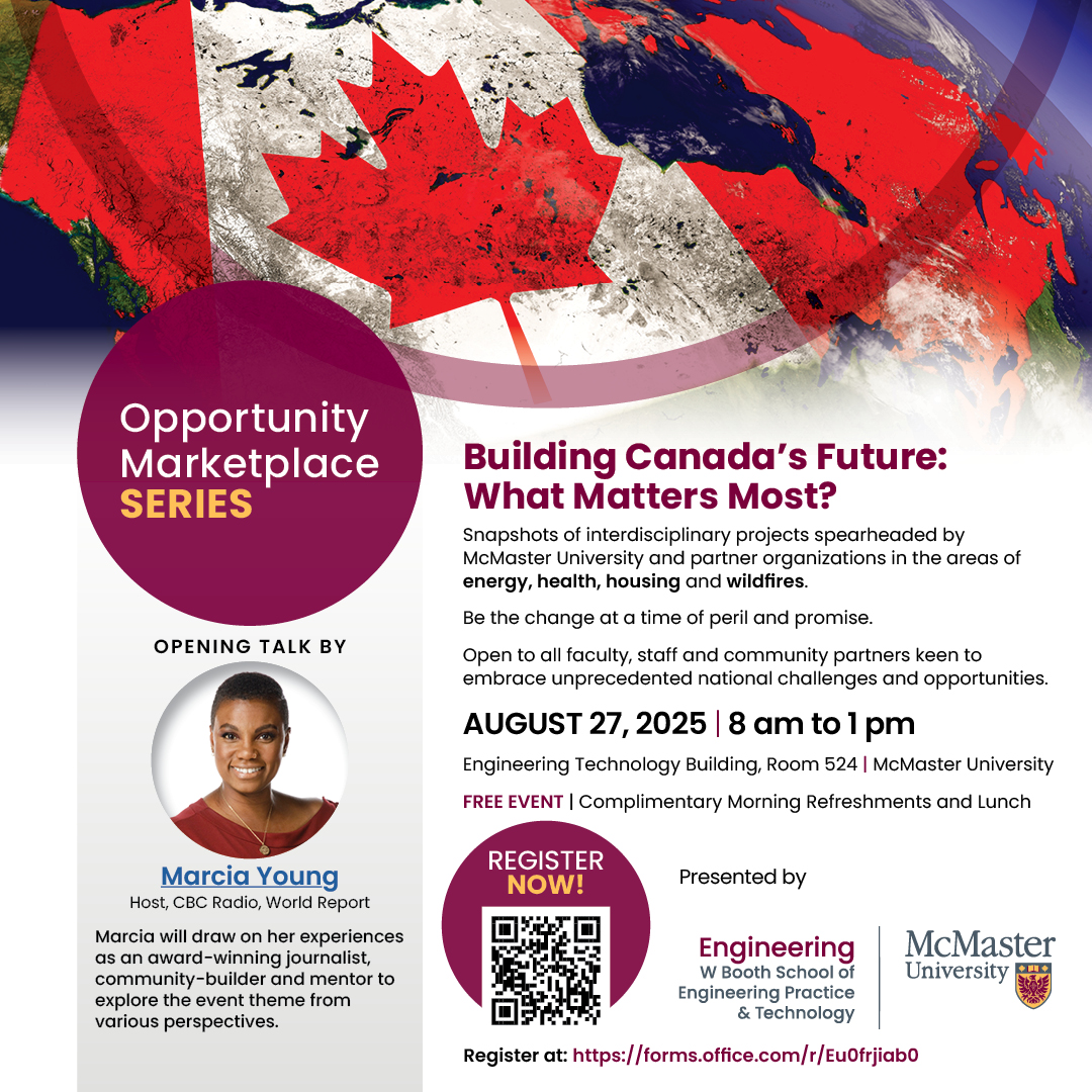 Hamilton Community Foundation (@hamcommfdn) on Twitter photo FREE community event on August 27 hosted by <a href="/McMasterEng/">McMaster Engineering</a> to advance community-engaged teaching, learning and research. #HamOnt
Registration: forms.office.com/pages/response… FREE community event on August 27 hosted by <a href="/McMasterEng/">McMaster Engineering</a> to advance community-engaged teaching, learning and research. #HamOnt
Registration: forms.office.com/pages/response…