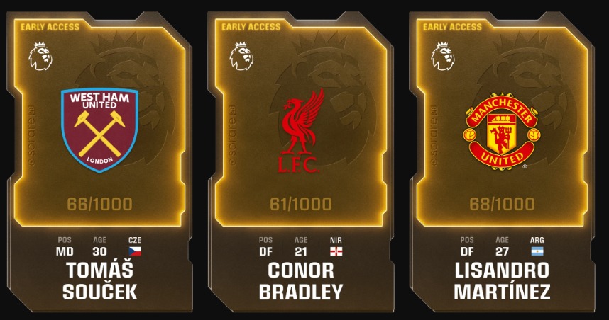 🚨3 PL CARDS IN-SEASON GIVEAWAYYY🔥🔥

EASY TO DO 😍

- Follow me &amp; <a href="/Sorare_Inside/">Sorare Inside</a>
- Comment your <a href="/Sorare/">Sorare</a> Username
- Like this post

Also if you want the best predictions, use “Sheriff” for some % OFF at sorareinside.com
#FC25