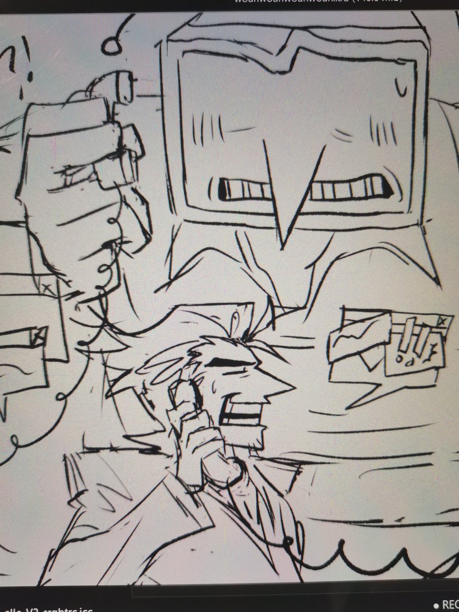 currently working on something silly so have this doodle in the meantime 

#spamtenna