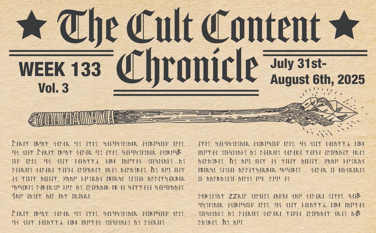 Happy Wizard Wednesday and welcome to an extra early issue #133 of the Cult Content Chronicle! Each week we showcase all the amazing things <a href="/ForgottenRunes/">Forgotten Runes Wizard's Cult</a> community members create for the Cult!
If you have anything you’d like to have featured, let me know! Now, let’s dive in…