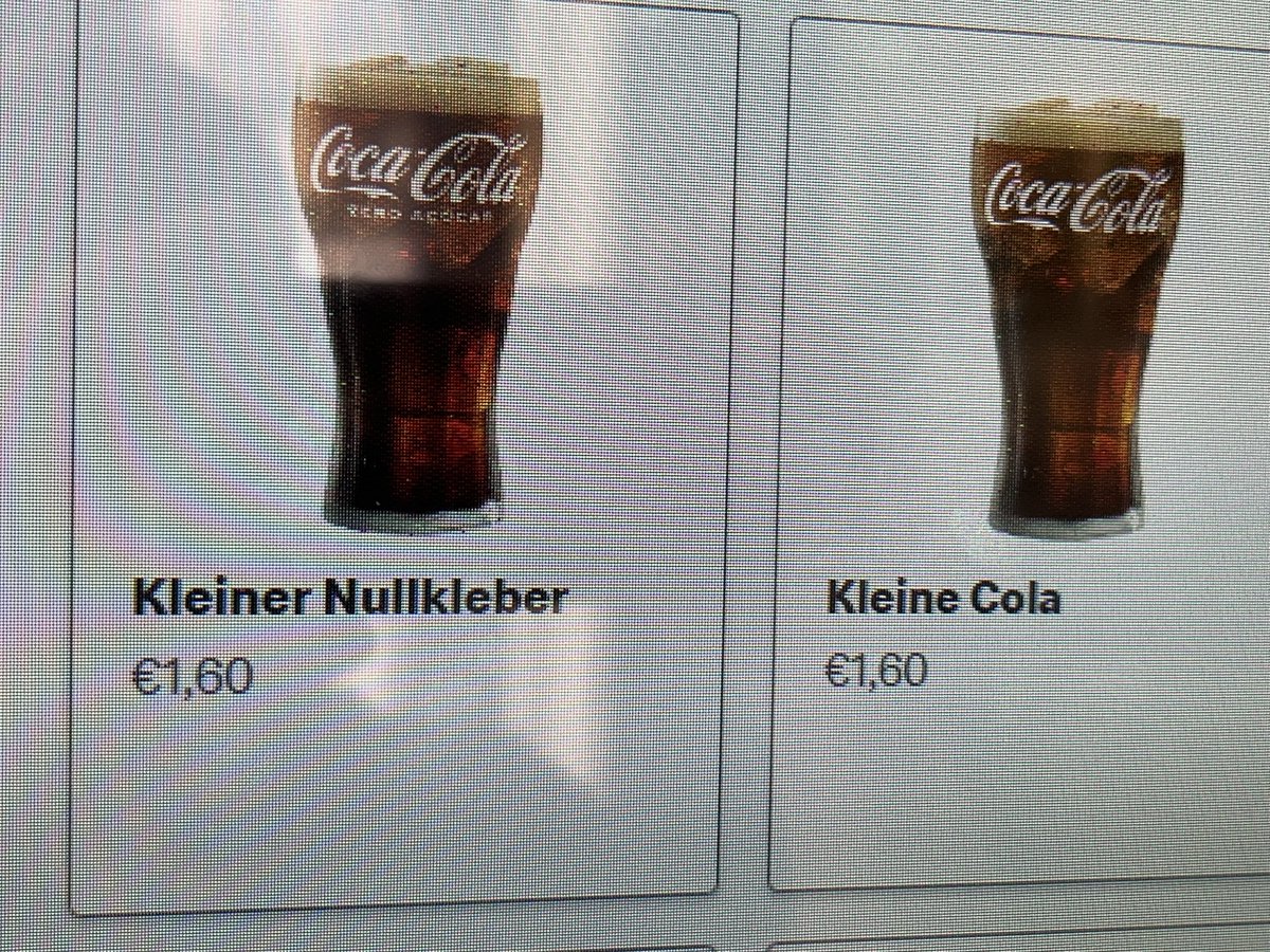 So übersetzt man in Portugal Cola Zero ins Deutsche.