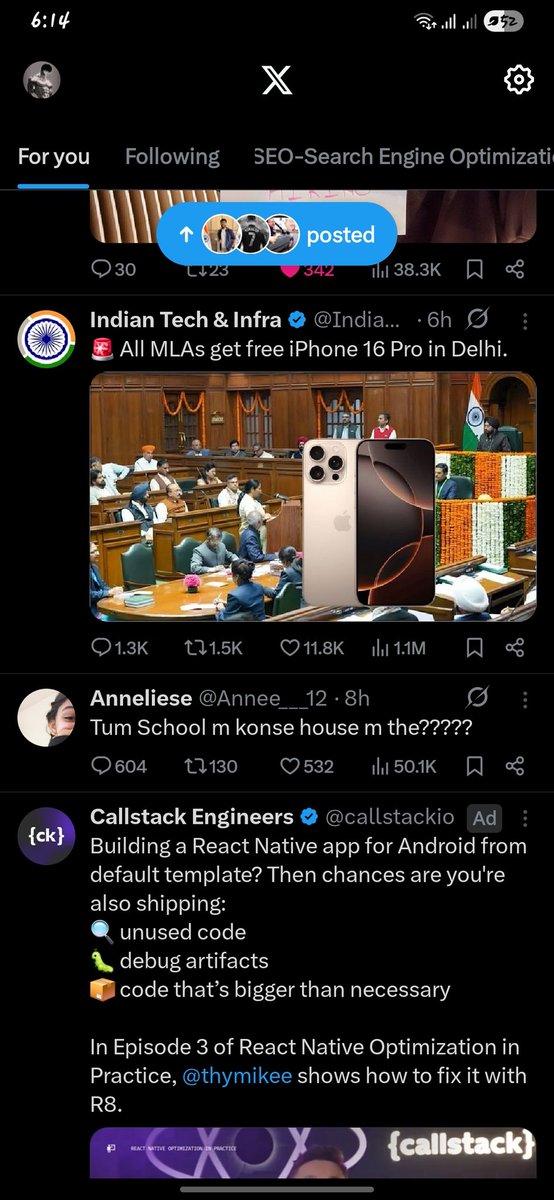 Guys wht type of question is this man  and who cares just for engagement you should not post anything 
Be mindful what are you posting ⚠️