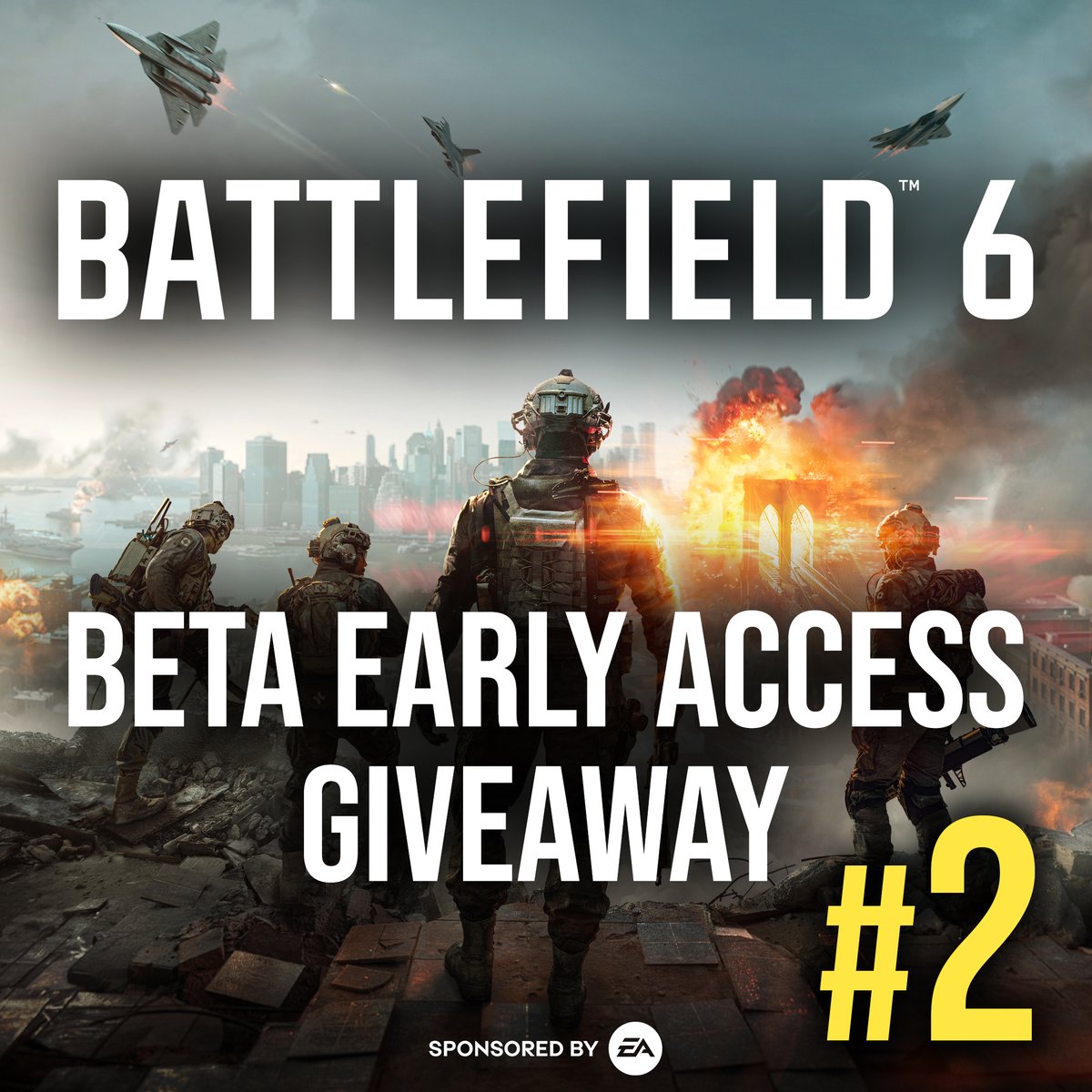 LoganTheBrawler Gaming (@loganthebrawler) on Twitter photo You still want <a href="/Battlefield/">Battlefield</a> 6 Eary Access?
GIVEAWAY number 2 goes live now!
I got 15 codes to hand out!
Enter by:
- Like & RT this post
- Follow my X account
- Subscribe to my Youtube youtube.com/@LoganTheBrawl…
Winners at the end of Aug 6!😎
#SponsoredbyEA #Battlefield6 You still want <a href="/Battlefield/">Battlefield</a> 6 Eary Access?
GIVEAWAY number 2 goes live now!
I got 15 codes to hand out!
Enter by:
- Like & RT this post
- Follow my X account
- Subscribe to my Youtube youtube.com/@LoganTheBrawl…
Winners at the end of Aug 6!😎
#SponsoredbyEA #Battlefield6