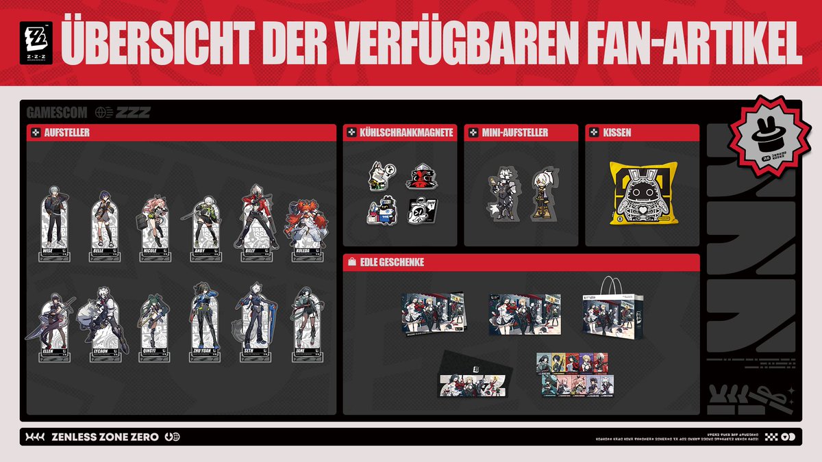 ZZZ_DEU's tweet image. 🎁Erkundungsleitfaden von Zenless Zone Zero für die gamescom 2025

Lieber Proxy, bitte bewahre diesen Erkundungsleitfaden von Zenless Zone Zero sicher auf!
Schließ dich Yuzuha und Alice an, um die gruseligen Messemysterien zu untersuchen, deinen Mut auf die Probe zu stellen und…