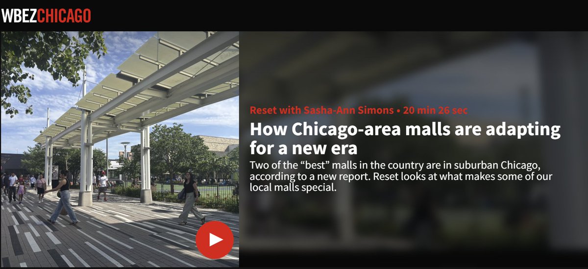 As consumer expectations around the shopping experience have changed, malls are evolving to maintain their relevance. McMillanDoolittle's Amanda Lai joined NPR’s Chicago affiliate to discuss why some shopping centers are lagging while others are lead... bit.ly/4laFGsh