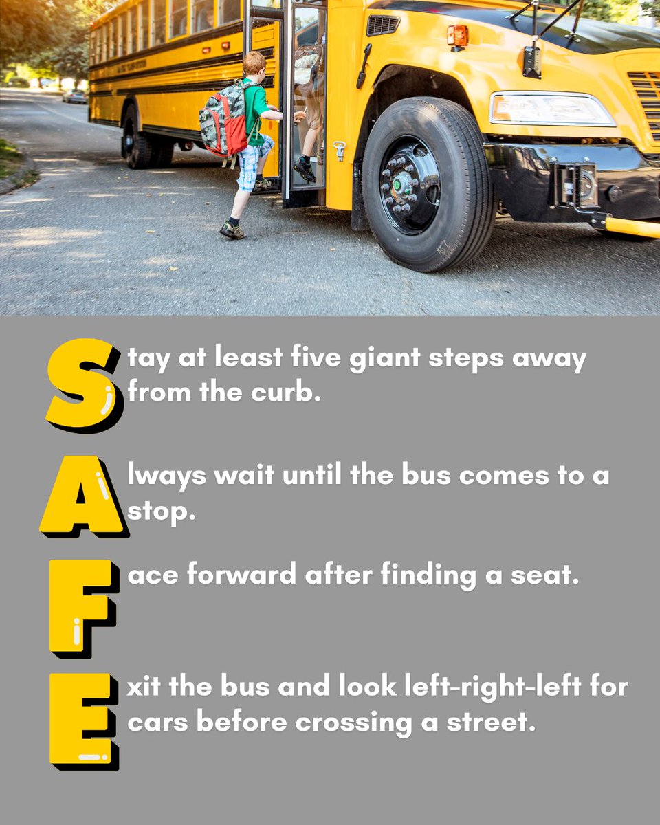 nhtsagov (@nhtsagov) on Twitter photo Parents — as you're getting your kids ready to go back to school, don't forget to go over these bus stop safety reminders! 🚏✅ Parents — as you're getting your kids ready to go back to school, don't forget to go over these bus stop safety reminders! 🚏✅