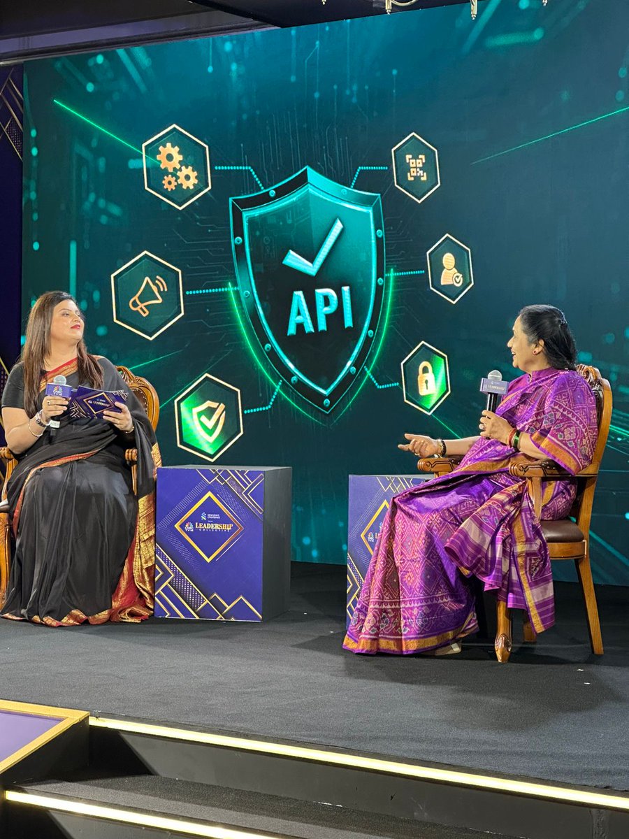 CNBC-TV18 (@cnbctv18news) on Twitter photo APIs, Access, and the Age of Accountable Governance
<a href="/ShrutiMishra_/">Shruti Mishra</a> in conversation with Dr. Shalini Rajneesh, Chief Secretary of Karnataka, at CNBC-TV18 Leadership Collective presented by Standard Chartered.
<a href="/StanChartIN/">Standard Chartered India</a> | #CNBCTV18 #LeadershipCollective #ChangemakersOfIndia APIs, Access, and the Age of Accountable Governance
<a href="/ShrutiMishra_/">Shruti Mishra</a> in conversation with Dr. Shalini Rajneesh, Chief Secretary of Karnataka, at CNBC-TV18 Leadership Collective presented by Standard Chartered.
<a href="/StanChartIN/">Standard Chartered India</a> | #CNBCTV18 #LeadershipCollective #ChangemakersOfIndia