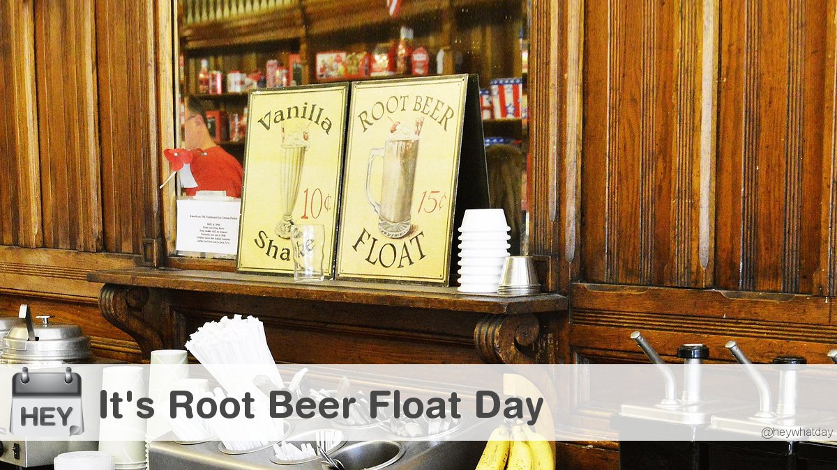 HeyWhatDay's tweet image. It&apos;s Root Beer Float Day! 
#RootBeerFloat #RootBeerFloatDay #NationalRootBeerFloatDay