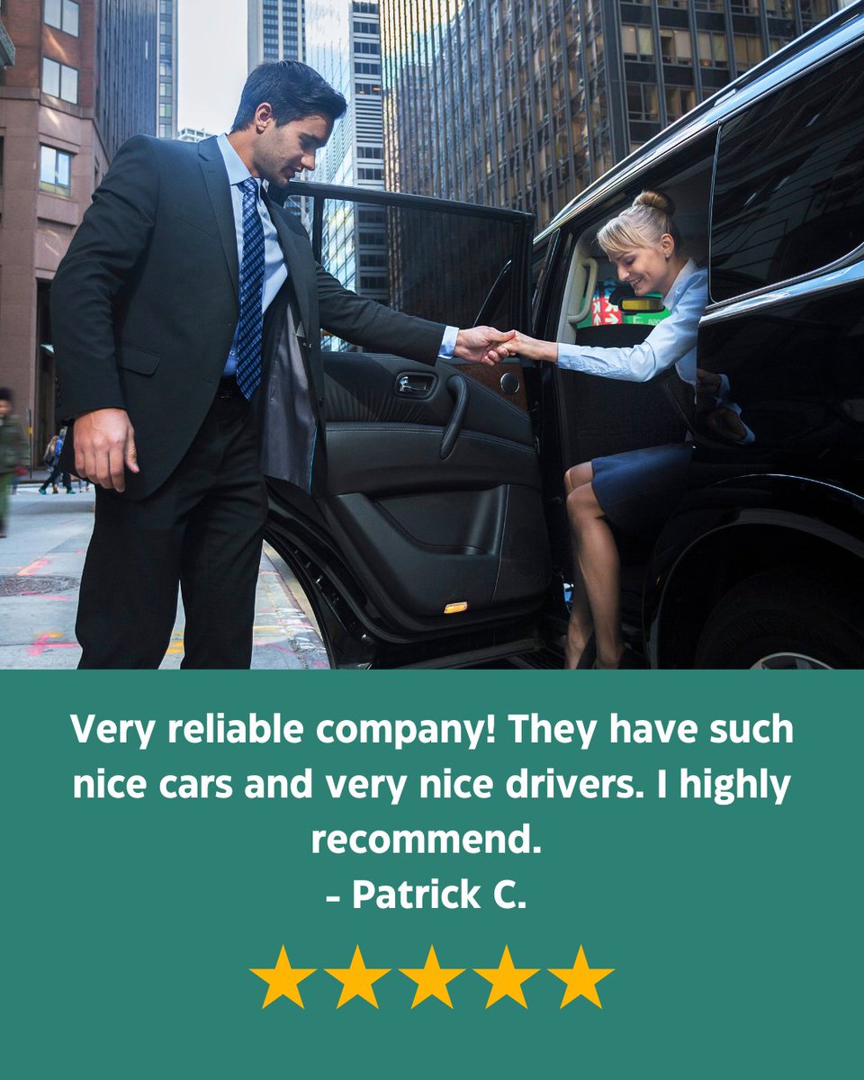 Reliable service, professional drivers, and top tier vehicles. Thank you, Patrick, for your kind words and for choosing My Limo. We are proud to have earned your trust.

#MyLimo #ClientTestimonial #ClientAppreciation #ReliableEveryStep