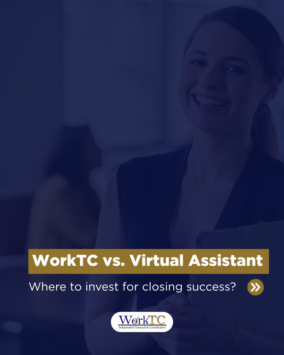 WorkTC_com's tweet image. 💡 VA vs. TC: Which one for your real estate closing? ⚖️

A VA is general support 📧📊. A WorkTC TC is a CLOSING EXPERT:
✅ Docs, deadlines, compliance 📄⏰🛡️
✅ Zero stress, perfect closings.

📞 Call 305-495-1591 or worktc.com

#RealEstateRoles #WorkTC #RealtorLife
