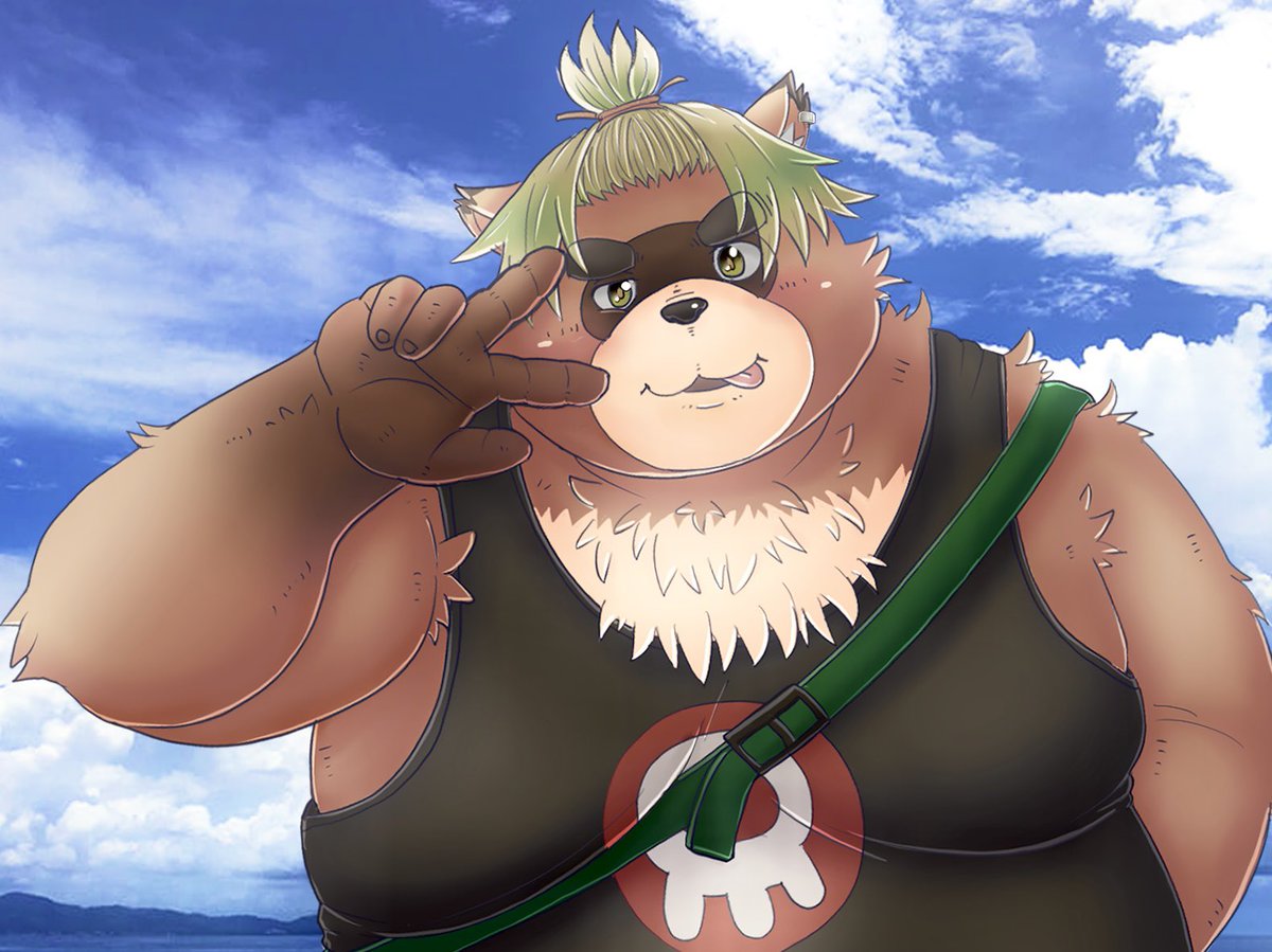 いつもこっそり聞いているパワラジのたぬおチヤンを描いてみました！
立ち絵も好きだけど、個人的にVで動いてる時の少しだけ半開きの目が可愛いくて好きなんですよね。。

今後、新しいバージョンも控えてるとのことでドキドキしますね☺️

#たぬおあーと #ケモV