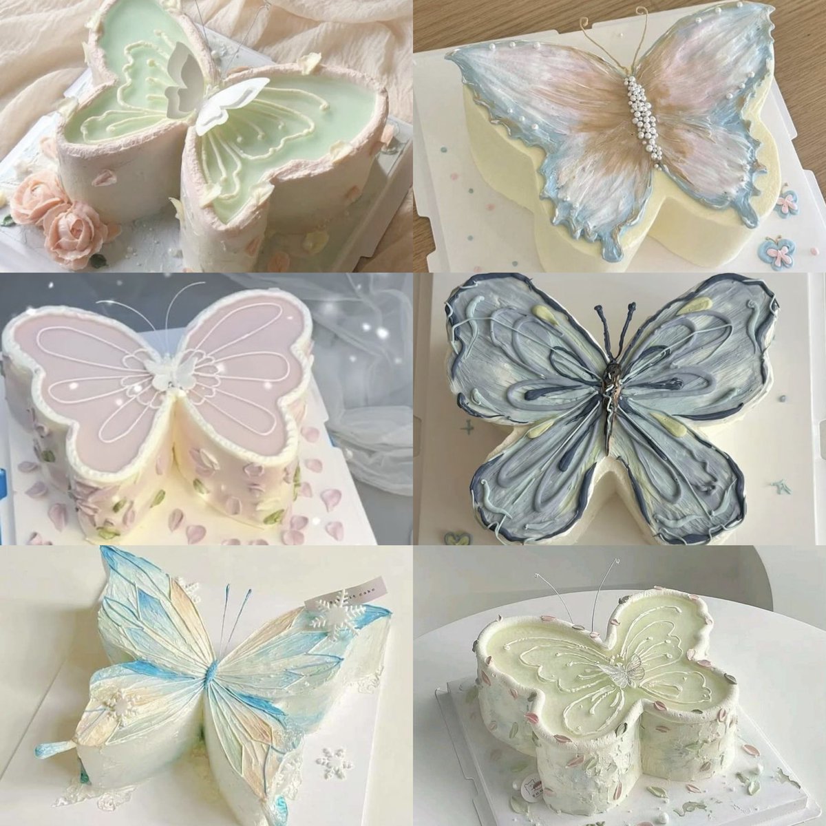 butterfly shaped cakes