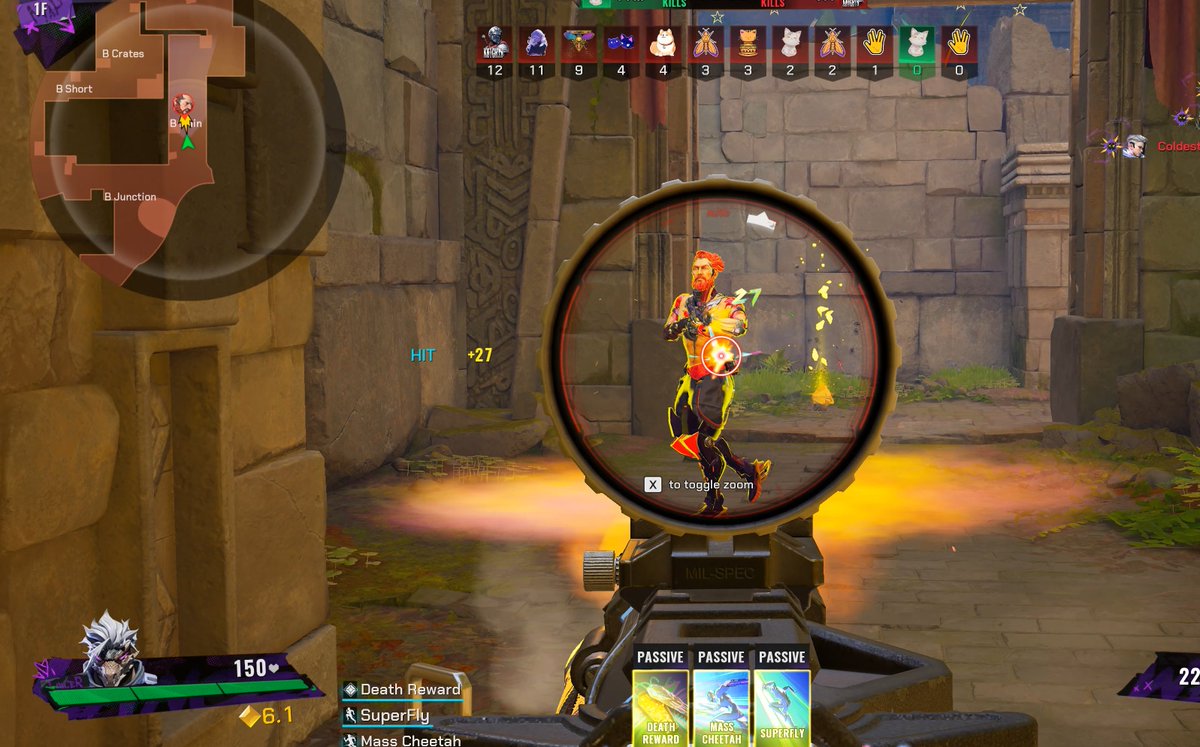 I'm impressed with <a href="/PlayFragPunk/">FragPunk</a> accessibility. Enemies have outlines by default, impressive crosshair customization, anti motion sickness preset, hit sound markers, simplified visuals to increase visibility and more. #accessibility