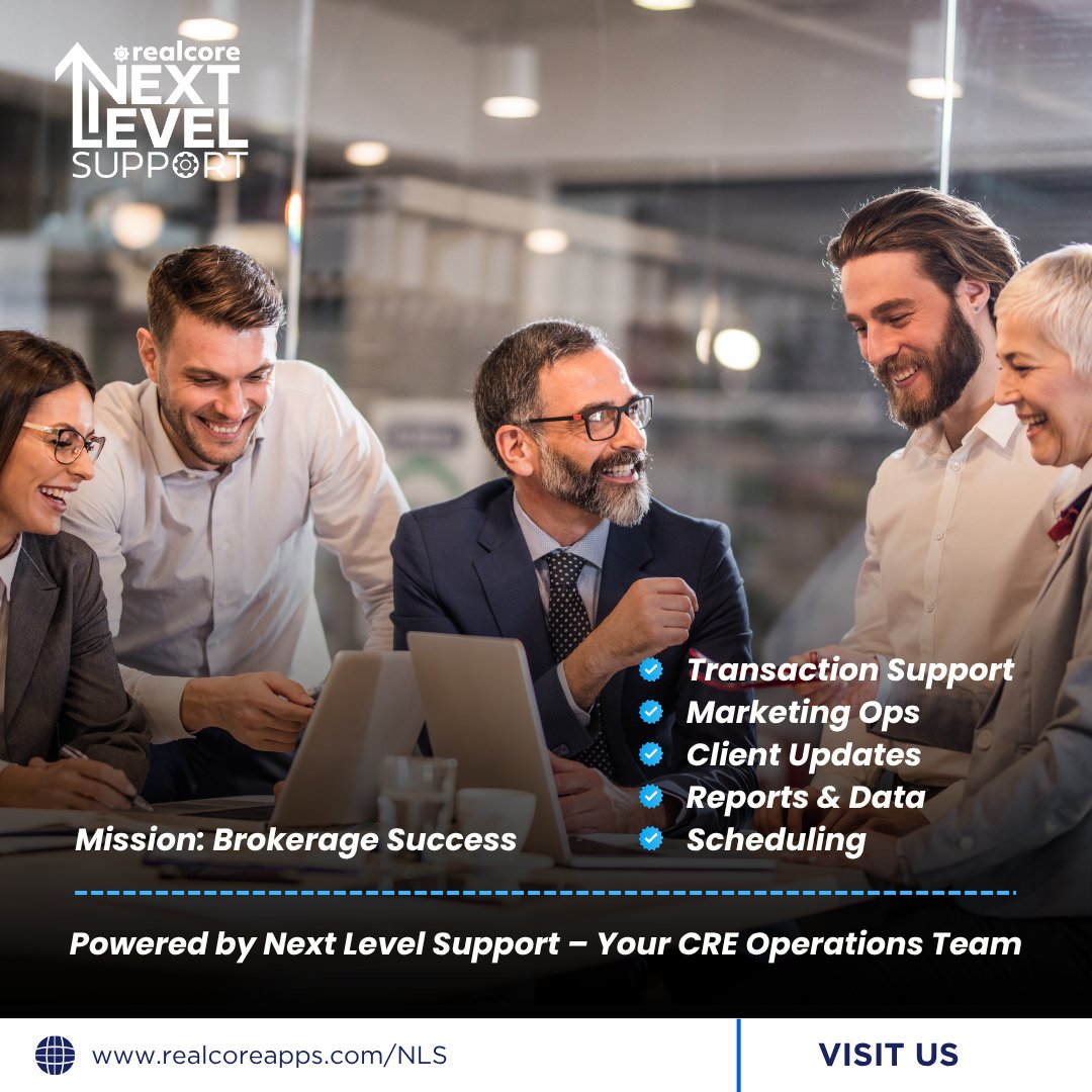 NLSNextLevel's tweet image. ✨ Unlock Operational Excellence with NLS
CRE isn’t just about closing deals—it’s about having the right support behind you.

📍Need help with listings, marketing, or follow-ups? We&apos;ve got you covered.

🔗 realcoreapps.com/NLS

#CREoperations #NextLevelSupport #Realcore
