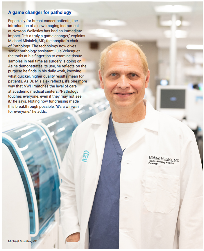 So grateful for the generosity of our <a href="/newtonwellesley/">Newton-Wellesley Hospital</a>  community. With the Kubtec imager, pathologists can deliver the highest quality diagnoses and treatment.