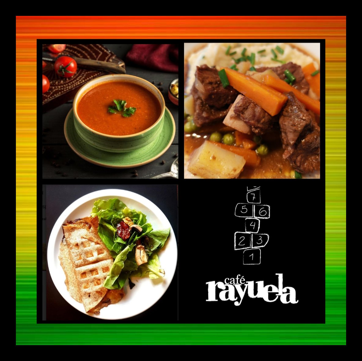 Nuestro amor se cocina a fuego lento.
Hoy que Bolivia cumple 200 años, en Rayuela lo celebramos festejándote a vos.
Desde ayer estamos preparando nuestro asado en olla, con el mejor puré de papa de la historia.
Sí, también habrá crema de tomate.
¡Ven a almorzar a casa!