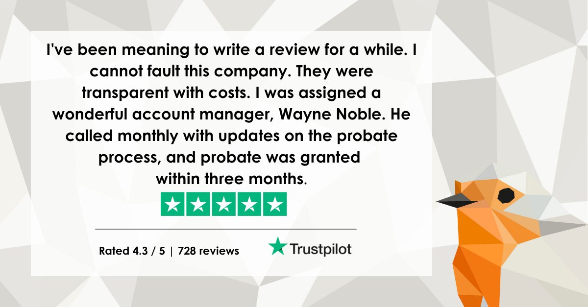 ✅ Probate granted 
✅ Clear pricing
✅ Monthly updates

⭐⭐⭐⭐⭐ Wayne at Kings Court Trust made the process smooth and stress-free:
💬 “I cannot fault this company.”

Need help navigating #probate? We’re ready to support you: bit.ly/40dgV7a

#EstateAdministration