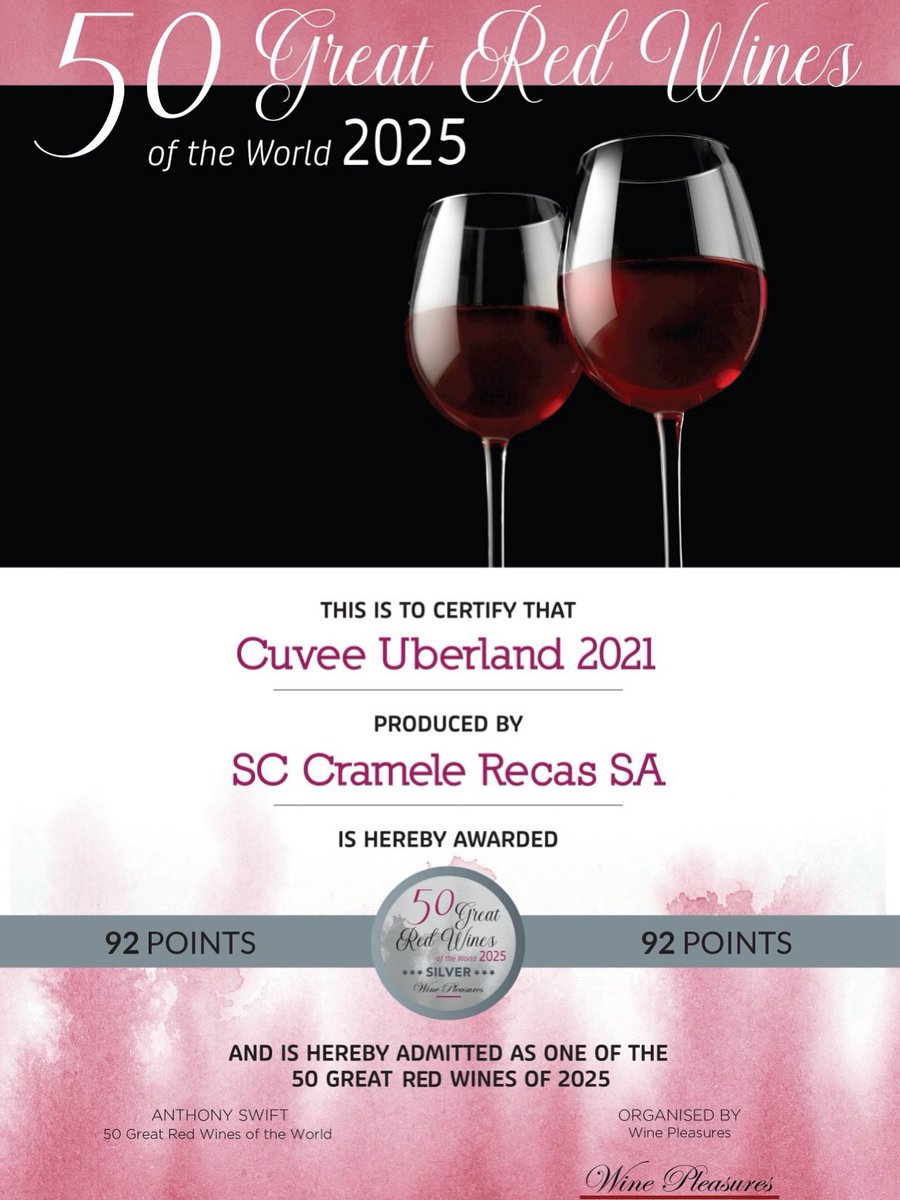 We are pleased to share that our Cuvee Uberland 2021 has been admitted as one of the 50 Great Wines of 2025, having achieved a impressive score of 92 points.

It is available from @wijnen_tezauro in Belgium and other fine retailers around Europe.