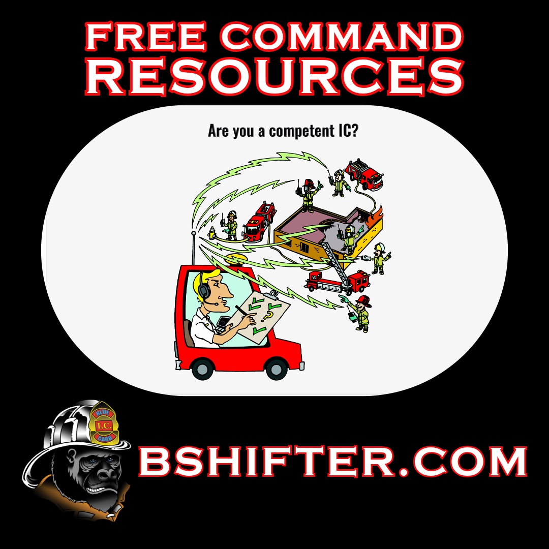 🚨 FREE Command Resources at BShifter.com! 🚨
Whether you're an incident commander or a fire service leader, BShifter has what you need to sharpen your skills:
✅ Downloadable tools
🎧 Podcasts
📝 Leadership articles
All in one place ➡️ bshifter.com
