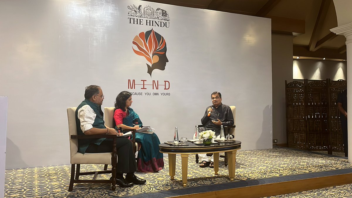 Varghese K George (@varghesekgeorge) on Twitter photo <a href="/the_hindu/">The Hindu</a> MIND, hosting <a href="/nitin_gadkari/">Nitin Gadkari</a> now. Moderated by <a href="/fewcan/">Sandeep Phukan</a> and <a href="/jagritichandra/">Jagriti Chandra</a> <a href="/the_hindu/">The Hindu</a> MIND, hosting <a href="/nitin_gadkari/">Nitin Gadkari</a> now. Moderated by <a href="/fewcan/">Sandeep Phukan</a> and <a href="/jagritichandra/">Jagriti Chandra</a>