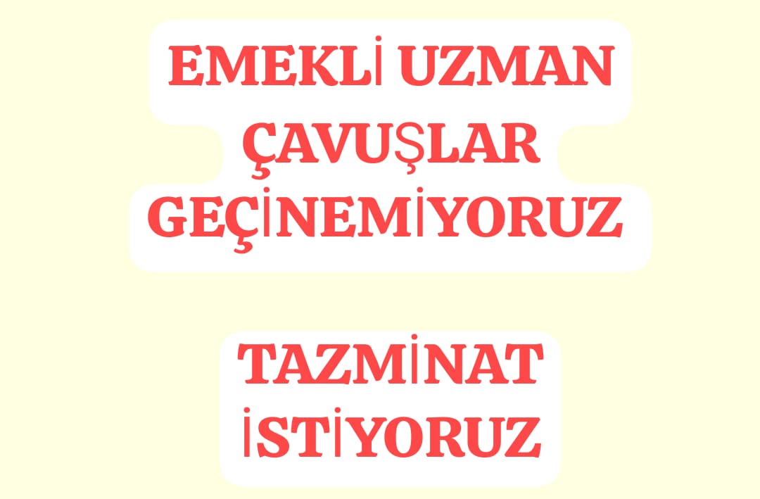 İbrahim Akduman (1) (@ibrahim_0634) on Twitter photo <a href="/alitilkici38/">Ali Tilkici 🇹🇷</a> <a href="/RTErdogan/">Recep Tayyip Erdoğan</a> <a href="/tcsavunma/">T.C. Millî Savunma Bakanlığı</a> <a href="/alp_kavaklioglu/">𝑨𝒍𝒑𝒂𝒔𝒍𝒂𝒏 𝑲𝒂𝒗𝒂𝒌𝒍ı𝒐𝒈̆𝒍𝒖</a> <a href="/heybetmusa/">Musa HEYBET</a> <a href="/DursunATAS38/">Dursun ATAŞ</a> <a href="/SuayAlpay/">Şuay Alpay🇹🇷</a> <a href="/hulusiakarmedya/">Hulusi AKAR</a> <a href="/TSKGnkur/">TSK</a> <a href="/mehmetucum/">Mehmet Uçum</a> <a href="/refik_ozen16/">refik ozen</a> <a href="/memetsimsek/">Mehmet Simsek</a> <a href="/cagatayozdemirr/">Çağatay Özdemir</a> <a href="/iletisim/">T.C. İletişim Başkanlığı</a> <a href="/dbdevletbahceli/">Devlet Bahçeli</a> <a href="/Akparti/">AK Parti</a> <a href="/MHP_Bilgi/">MHP</a> <a href="/herkesicinCHP/">CHP 🇹🇷</a> <a href="/eczozgurozel/">Özgür Özel</a>
<a href="/cuneytozdemir/">cüneyt özdemir</a>
<a href="/Yilmaz_Ozdill/">Yılmaz ÖZDİL</a>
<a href="/iyiparti/">İYİ Parti</a>
<a href="/zaferpartisi/">Zafer Partisi</a>
<a href="/HMBakanligi/">T.C. Hazine ve Maliye Bakanlığı</a>
<a href="/memetsimsek/">Mehmet Simsek</a>
<a href="/Anahtarpartim/">Yavuz AĞIRALİOĞLU Gönüllüleri🇹🇷</a>
45 yaş nedeniyle zorla emekli edilen
#UzmanÇavuş'lar geçim sıkıntısı yaşamakta geçinemiyorlar.
Zorla emekli ederken aldığınız
#BirDerece'yi
Ve
#Tazminat istiyoruz <a href="/alitilkici38/">Ali Tilkici 🇹🇷</a> <a href="/RTErdogan/">Recep Tayyip Erdoğan</a> <a href="/tcsavunma/">T.C. Millî Savunma Bakanlığı</a> <a href="/alp_kavaklioglu/">𝑨𝒍𝒑𝒂𝒔𝒍𝒂𝒏 𝑲𝒂𝒗𝒂𝒌𝒍ı𝒐𝒈̆𝒍𝒖</a> <a href="/heybetmusa/">Musa HEYBET</a> <a href="/DursunATAS38/">Dursun ATAŞ</a> <a href="/SuayAlpay/">Şuay Alpay🇹🇷</a> <a href="/hulusiakarmedya/">Hulusi AKAR</a> <a href="/TSKGnkur/">TSK</a> <a href="/mehmetucum/">Mehmet Uçum</a> <a href="/refik_ozen16/">refik ozen</a> <a href="/memetsimsek/">Mehmet Simsek</a> <a href="/cagatayozdemirr/">Çağatay Özdemir</a> <a href="/iletisim/">T.C. İletişim Başkanlığı</a> <a href="/dbdevletbahceli/">Devlet Bahçeli</a> <a href="/Akparti/">AK Parti</a> <a href="/MHP_Bilgi/">MHP</a> <a href="/herkesicinCHP/">CHP 🇹🇷</a> <a href="/eczozgurozel/">Özgür Özel</a>
<a href="/cuneytozdemir/">cüneyt özdemir</a>
<a href="/Yilmaz_Ozdill/">Yılmaz ÖZDİL</a>
<a href="/iyiparti/">İYİ Parti</a>
<a href="/zaferpartisi/">Zafer Partisi</a>
<a href="/HMBakanligi/">T.C. Hazine ve Maliye Bakanlığı</a>
<a href="/memetsimsek/">Mehmet Simsek</a>
<a href="/Anahtarpartim/">Yavuz AĞIRALİOĞLU Gönüllüleri🇹🇷</a>
45 yaş nedeniyle zorla emekli edilen
#UzmanÇavuş'lar geçim sıkıntısı yaşamakta geçinemiyorlar.
Zorla emekli ederken aldığınız
#BirDerece'yi
Ve
#Tazminat istiyoruz