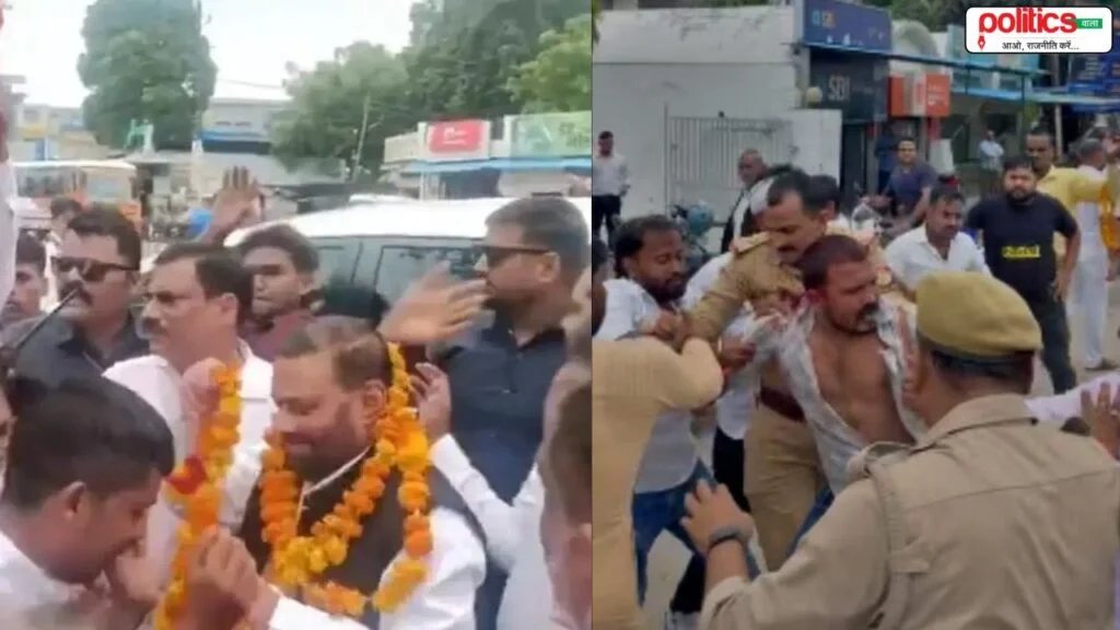 politicswala1's tweet image. स्वामी प्रसाद मौर्य पर रायबरेली में हमला: माला पहनाने के बहाने युवक ने जड़ा थप्पड़, समर्थकों ने की जमकर पिटाई

#RSSP #swamiprasadmaurya #Raebareli #RaebareliNews #UPPolice #UttarPradesh #UPNews #BreakingNews 
PM Modi Govt |

READ: politicswala.com/swami-prasad-m…