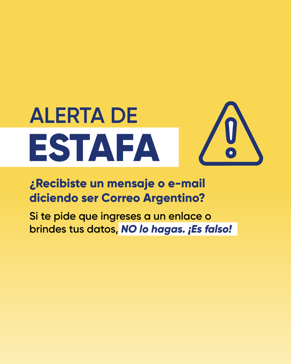 Correo Argentino tweet media