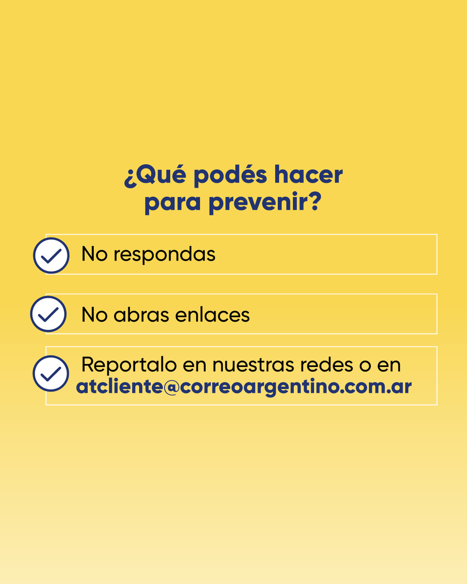 Correo Argentino tweet media