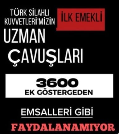 GÖKSAL İSLAM TEMUD İSTANBUL ŞUBE (@slamgksal127401) on Twitter photo <a href="/ibrahim_0634/">İbrahim Akduman (1)</a> <a href="/alitilkici38/">Ali Tilkici 🇹🇷</a> <a href="/RTErdogan/">Recep Tayyip Erdoğan</a> <a href="/tcsavunma/">T.C. Millî Savunma Bakanlığı</a> <a href="/alp_kavaklioglu/">𝑨𝒍𝒑𝒂𝒔𝒍𝒂𝒏 𝑲𝒂𝒗𝒂𝒌𝒍ı𝒐𝒈̆𝒍𝒖</a> <a href="/heybetmusa/">Musa HEYBET</a> <a href="/DursunATAS38/">Dursun ATAŞ</a> <a href="/SuayAlpay/">Şuay Alpay🇹🇷</a> <a href="/hulusiakarmedya/">Hulusi AKAR</a> <a href="/TSKGnkur/">TSK</a> <a href="/mehmetucum/">Mehmet Uçum</a> <a href="/refik_ozen16/">refik ozen</a> <a href="/memetsimsek/">Mehmet Simsek</a> <a href="/cagatayozdemirr/">Çağatay Özdemir</a> <a href="/iletisim/">T.C. İletişim Başkanlığı</a> <a href="/dbdevletbahceli/">Devlet Bahçeli</a> <a href="/Akparti/">AK Parti</a> <a href="/MHP_Bilgi/">MHP</a> <a href="/herkesicinCHP/">CHP 🇹🇷</a> <a href="/eczozgurozel/">Özgür Özel</a> <a href="/cuneytozdemir/">cüneyt özdemir</a> <a href="/Yilmaz_Ozdill/">Yılmaz ÖZDİL</a> <a href="/iyiparti/">İYİ Parti</a> <a href="/zaferpartisi/">Zafer Partisi</a> <a href="/HMBakanligi/">T.C. Hazine ve Maliye Bakanlığı</a> <a href="/Anahtarpartim/">Yavuz AĞIRALİOĞLU Gönüllüleri🇹🇷</a> Türk Silahlı Kuvvetlerimizin İLK EMEKLİ #UzmanÇavuş'ları 3600 EK GÖSTERGEDEN emsalleri gibi faydalanamıyorlar. Asgari ücret altında aylık alıyorlar.
Geçim sıkıntısı yaşamaktalar.Bu kahramanlara #BirDerece verilmesini EK GÖSTERGEDEN yararlandırılmalarını istiyoruz
#EmekliMemur <a href="/ibrahim_0634/">İbrahim Akduman (1)</a> <a href="/alitilkici38/">Ali Tilkici 🇹🇷</a> <a href="/RTErdogan/">Recep Tayyip Erdoğan</a> <a href="/tcsavunma/">T.C. Millî Savunma Bakanlığı</a> <a href="/alp_kavaklioglu/">𝑨𝒍𝒑𝒂𝒔𝒍𝒂𝒏 𝑲𝒂𝒗𝒂𝒌𝒍ı𝒐𝒈̆𝒍𝒖</a> <a href="/heybetmusa/">Musa HEYBET</a> <a href="/DursunATAS38/">Dursun ATAŞ</a> <a href="/SuayAlpay/">Şuay Alpay🇹🇷</a> <a href="/hulusiakarmedya/">Hulusi AKAR</a> <a href="/TSKGnkur/">TSK</a> <a href="/mehmetucum/">Mehmet Uçum</a> <a href="/refik_ozen16/">refik ozen</a> <a href="/memetsimsek/">Mehmet Simsek</a> <a href="/cagatayozdemirr/">Çağatay Özdemir</a> <a href="/iletisim/">T.C. İletişim Başkanlığı</a> <a href="/dbdevletbahceli/">Devlet Bahçeli</a> <a href="/Akparti/">AK Parti</a> <a href="/MHP_Bilgi/">MHP</a> <a href="/herkesicinCHP/">CHP 🇹🇷</a> <a href="/eczozgurozel/">Özgür Özel</a> <a href="/cuneytozdemir/">cüneyt özdemir</a> <a href="/Yilmaz_Ozdill/">Yılmaz ÖZDİL</a> <a href="/iyiparti/">İYİ Parti</a> <a href="/zaferpartisi/">Zafer Partisi</a> <a href="/HMBakanligi/">T.C. Hazine ve Maliye Bakanlığı</a> <a href="/Anahtarpartim/">Yavuz AĞIRALİOĞLU Gönüllüleri🇹🇷</a> Türk Silahlı Kuvvetlerimizin İLK EMEKLİ #UzmanÇavuş'ları 3600 EK GÖSTERGEDEN emsalleri gibi faydalanamıyorlar. Asgari ücret altında aylık alıyorlar.
Geçim sıkıntısı yaşamaktalar.Bu kahramanlara #BirDerece verilmesini EK GÖSTERGEDEN yararlandırılmalarını istiyoruz
#EmekliMemur