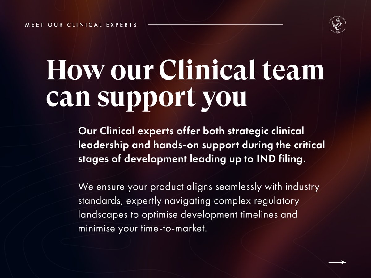 scendea's tweet image. Meet the experts behind our Clinical team! In need of dedicated technical Clinical support? Get in touch today to speak with our experts: scendea.com/contact
-
#drugdevelopment #clinicalstrategy #regulatoryapproval #agencyinteractions