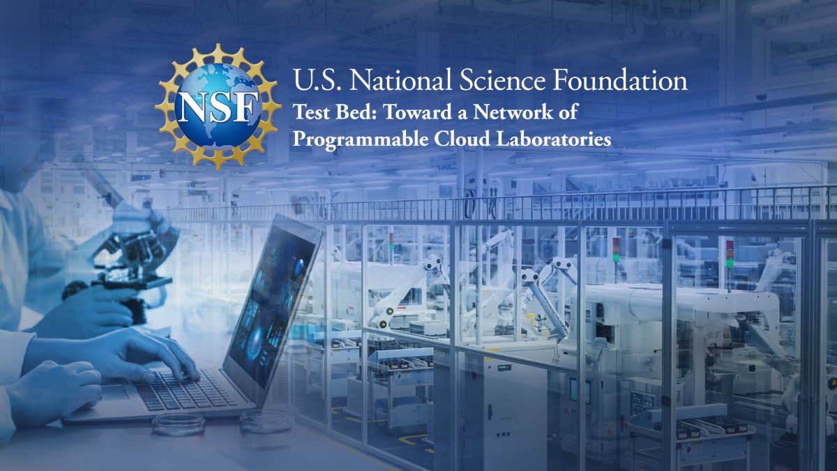 NSF is investing up to $100 million in a new national network of AI-programmable cloud laboratories. The program aims to broaden access to advanced technology to accelerate scientific discovery and innovation. ☁️ bit.ly/4m3BR9z
