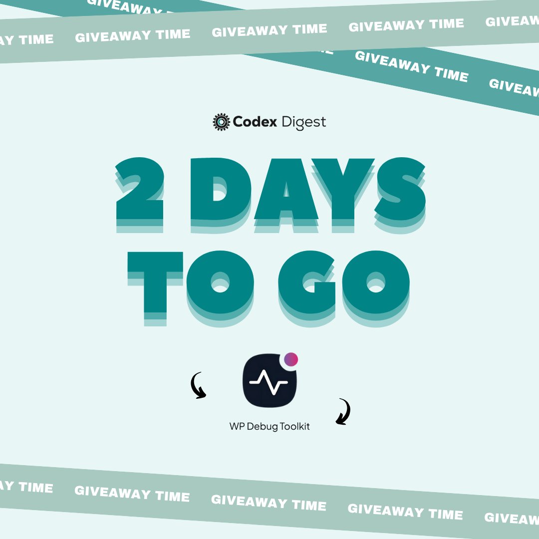 CodexDigest's tweet image. Imagine catching WordPress bugs before they break your site.

WP Debug Toolkit helps you do that, and you’ve got 48 hours left to win it free.

Don’t wait.

🎁 Enter the giveaway now → vist.ly/32fpz

#WordPressHelp #WPGiveaway #DebuggingMadeEasy #CodexDigest