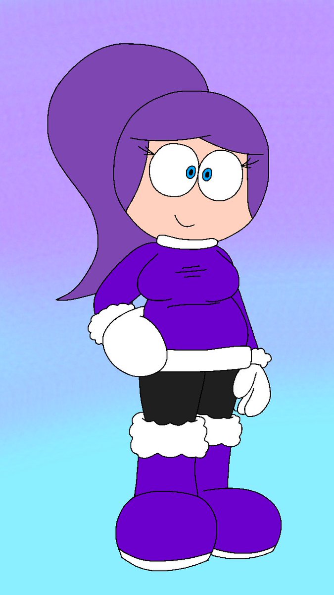 smlander64's tweet photo. EX Team: Violet (Costumes) 2 #EXTeamSL #originalcharacter #digitalart https://t.co/TzIUUm50s6