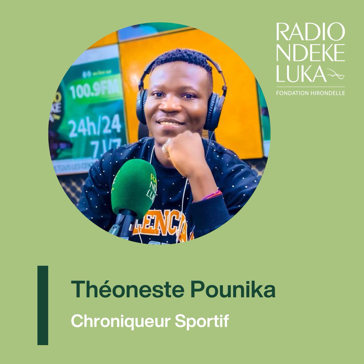 Communication RNL (@comndekeluka) on Twitter photo 🚨 En direct du #CHAN2025 en Tanzanie ! 1ère participation des Fauves A’, nos chroniqueurs sportifs Nathan Engombé & Théoneste Pounika couvrent tous les matchs en live 🎙
📻 Écoutez sur 100.9 FM 📺 Canal+ 972 🌐 radiondekeluka.org
<a href="/FondHirondelle/">Fondation Hirondelle</a> <a href="/UEenRCA/">UE en Centrafrique</a> @SwissAmbYaoundé 🚨 En direct du #CHAN2025 en Tanzanie ! 1ère participation des Fauves A’, nos chroniqueurs sportifs Nathan Engombé & Théoneste Pounika couvrent tous les matchs en live 🎙
📻 Écoutez sur 100.9 FM 📺 Canal+ 972 🌐 radiondekeluka.org
<a href="/FondHirondelle/">Fondation Hirondelle</a> <a href="/UEenRCA/">UE en Centrafrique</a> @SwissAmbYaoundé