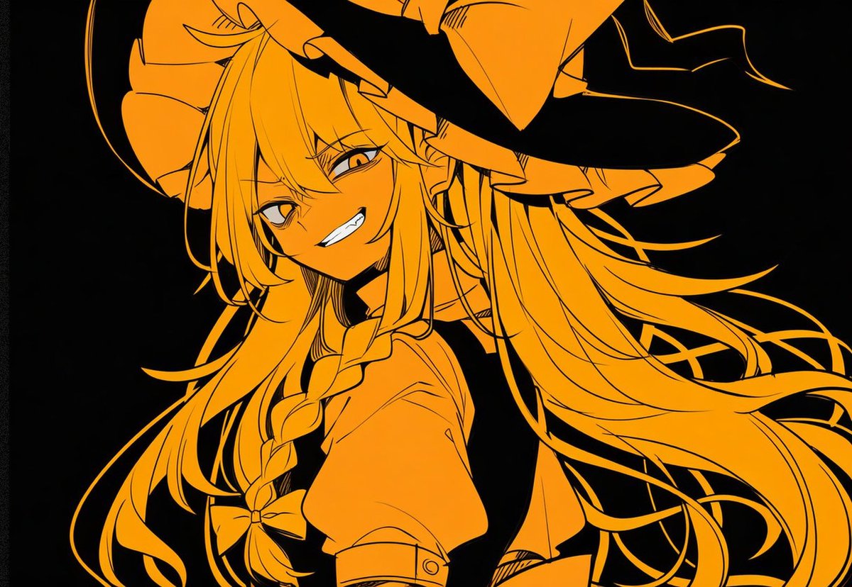 いつもとちょっと違う感じの。
元々サブ垢君であげてたやつ。
#東方project #霧雨魔理沙