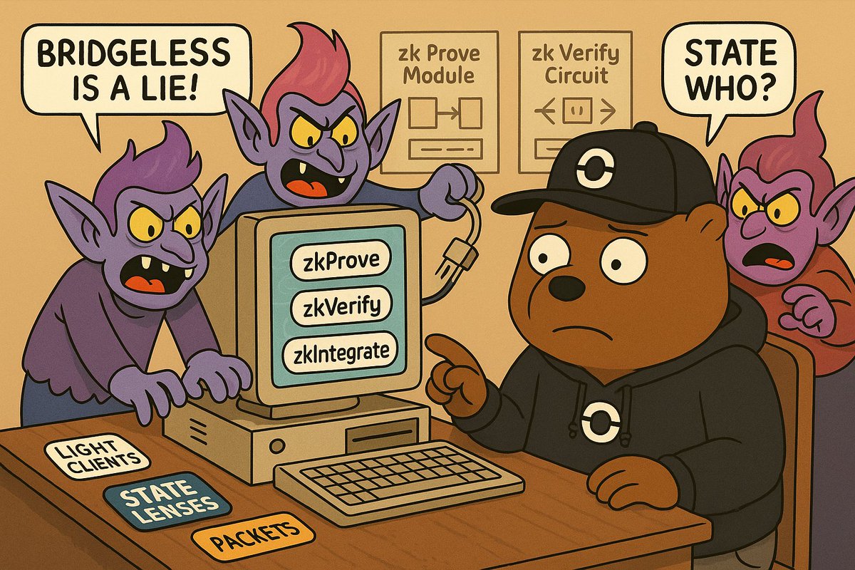 jackcrypto0's tweet photo. With the hype of Mad yaps, everyone is losing sight of why @union_build is the scared app for interoperability.
let's preach
What is Modularity?
Modularity in cryptocurrency refers to building a blockchain with separate, interchangeable components. This allows developers to update or modify specific features without affecting the entire system, making it more flexible and easier to maintain.

What's Union's Modularity solution?

@union_build  modularity solutions enhance its ecosystem:

➡️Prove: ZK proofs (ZKPs) ensure the accuracy of cross-chain states, serving as the foundation of Union's network.
➡️Verify: With ZKPs, any blockchain or user can securely check a blockchain's state across different ecosystems using Union light clients or proof aggregators.
➡️Integrate: Merge the proving and verification stacks to create connections like IBC, ISM, GMP, or ICS, allowing access to protocols on various chains using any standard.
Note: 
Cross-chain state refers to the information or data that exists and is shared between different blockchain networks. It allows for the interaction and communication of assets, transactions, or smart contracts across multiple blockchains.
prove the goblins wrong, zkgm