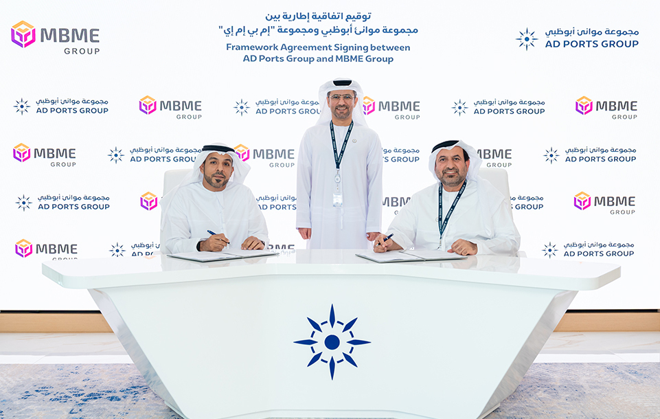 AD Ports Group (@adportsgroup) on Twitter photo We have signed a framework agreement with
<a href="/MBMEGROUP/">MBME Group</a> , a UAE provider of financial technology and digital services, to jointly explore developing fintech and digital trade solutions.
Read more: adports.group/MBME-Agreement
#ADPortsGroup #EnablingTrade We have signed a framework agreement with
<a href="/MBMEGROUP/">MBME Group</a> , a UAE provider of financial technology and digital services, to jointly explore developing fintech and digital trade solutions.
Read more: adports.group/MBME-Agreement
#ADPortsGroup #EnablingTrade