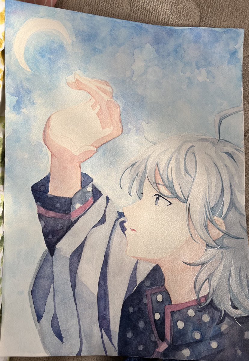 ドガのフリーハンドによる水彩画での模写水彩画 作品 これも1年前らしい 水彩で模写！ #ハンドレFA