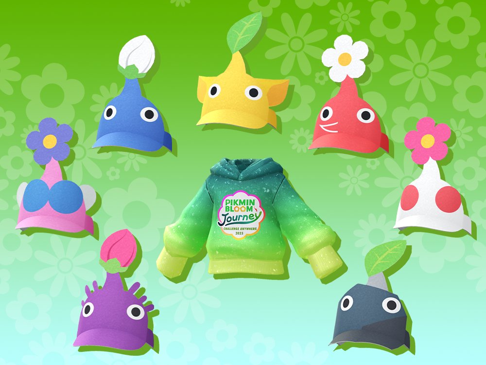 [피크민 블룸 - 유료 온라인 이벤트]
💘2025 Pikmin Bloom Journey: Challenge Anywhere
🗓️이벤트 기간 : 2025년 9월 26일 (금)  - 9월 28일 (일)
💰티켓 가격 : 15,000원 (웹숍 기준)
📍세계 어디서든!

🎁노랑 로제트 데코피크민
🎁한정 후디 + 피크민 모자(총 7종 택1)
pikminbloom.com/news/jul25-cha…