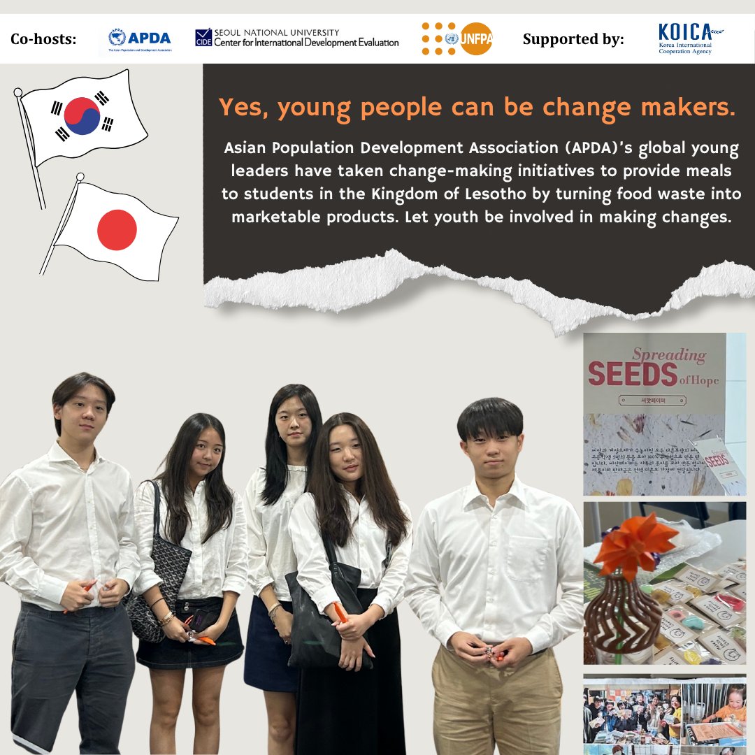 UNFPASeoul's tweet image. .🍀“The Co-Creation with Youth: What We Want in Africa for the Future Toward TICAD9” 

At the seminar, co-hosted by #APDA and #SNU with support from #KOICA, @UNFPASeoul, @UNFPA_SOMALIA, and @UNFPASouthSudan presented the impact of #KOICA’s #humanitarian #assistance via #CFP.